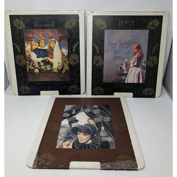3 VideoDisc Faerie Tale Theater Beauty & The Beast Frog Prince Princess & Pea - Picture 1 of 9